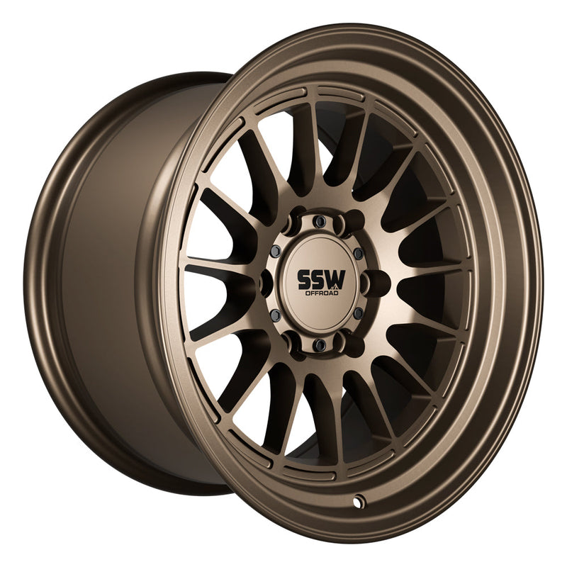 SSW Off-Road DAKAR Wheel - Matte Bronze - 17X9.0 -25 (6 LUG)