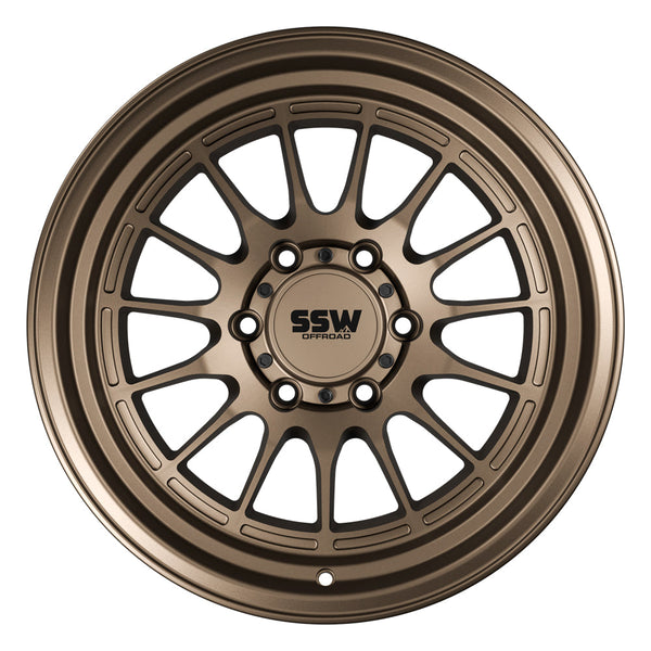 SSW Off-Road DAKAR Wheel - Matte Bronze - 17X9.0 -25 (6 LUG)