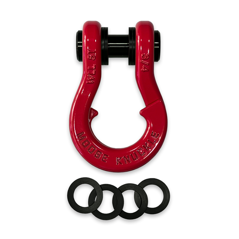 Jowl Recovery Split Shackle 3/4 - Red