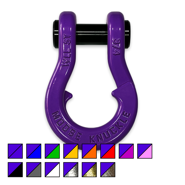 Purple Jowl Recovery Split Shackle 3/4 - Aspire Auto Accessories