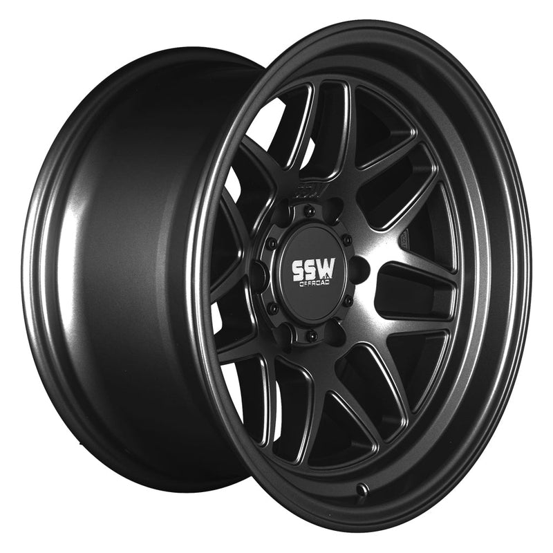 SSW Off-Road SIERRA Wheel - Matte Black - 17X9.0 -25 (6 Lug)