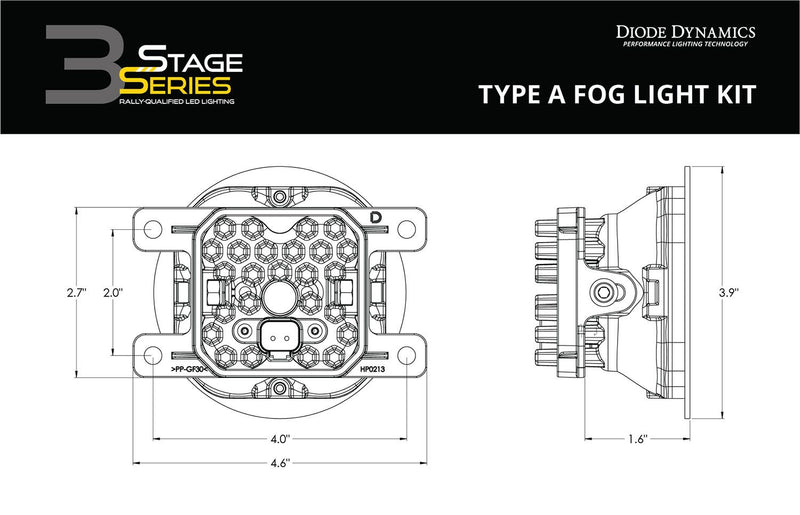 Diode Dynamics SS3 LED Fog Light Kit for Nissan Frontier (2009-2020)