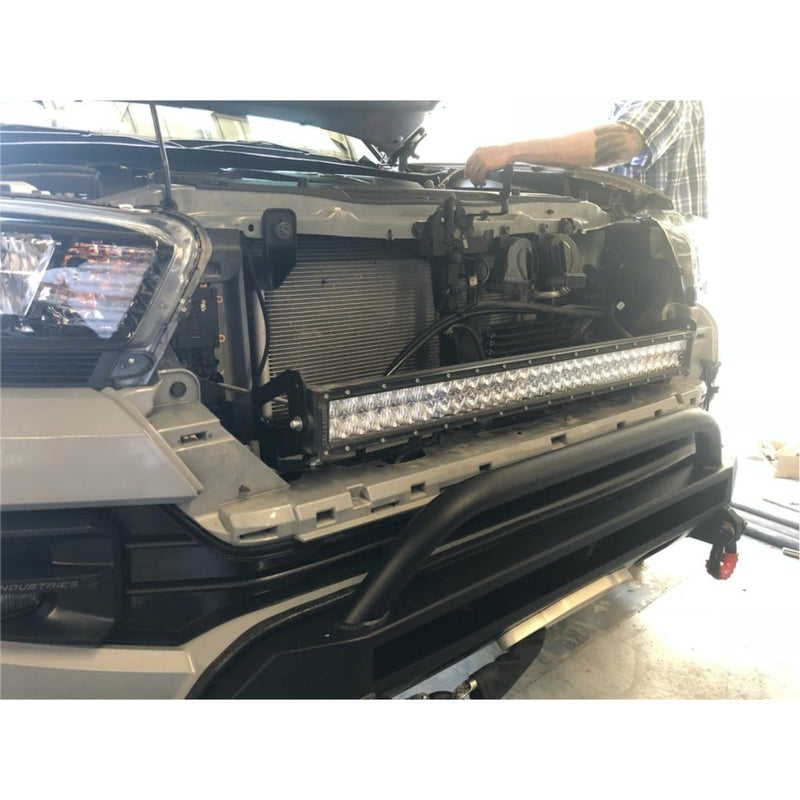 2016-2023 Toyota Tacoma 32" Upper Grille Hidden LED Light Bar & Bracket Combo - Aspire Auto Accessories