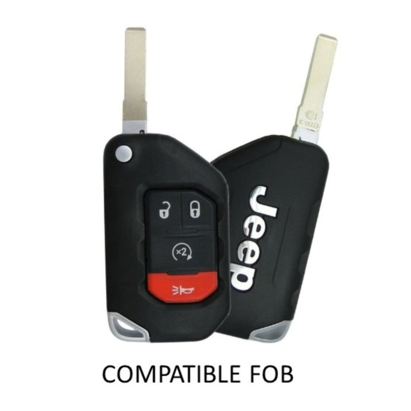 2020-2022 Jeep Gladiator JT AJT Design Injection Key Fob - Aspire Auto Accessories