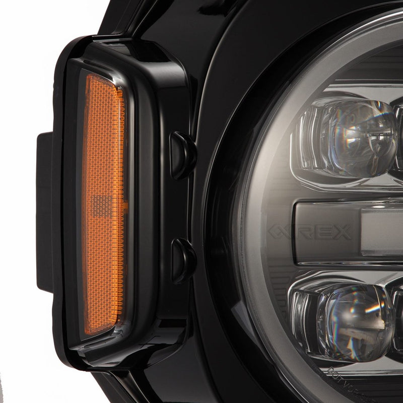 21-23 Ford Bronco / 22-23 Bronco Raptor NOVA-Series LED Projector Headlights Black - Aspire Auto Accessories