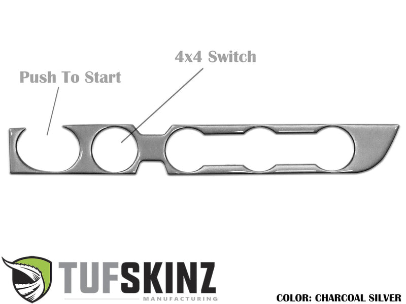 Climate Control with 4-Wheel Drive and Push to Start Accent Trim Fits 2016-2021 Toyota Tacoma - Aspire Auto Accessories