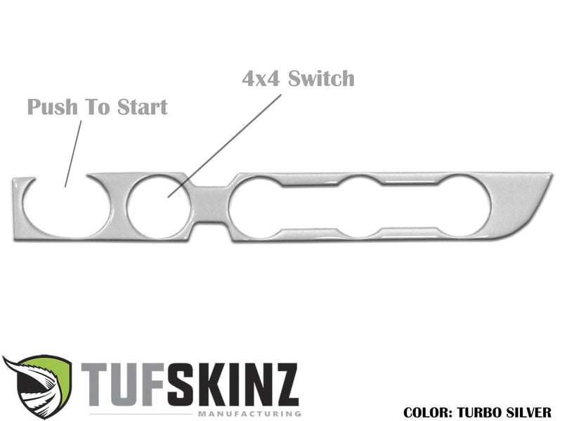 Climate Control with 4-Wheel Drive and Push to Start Accent Trim Fits 2016-2021 Toyota Tacoma - Aspire Auto Accessories