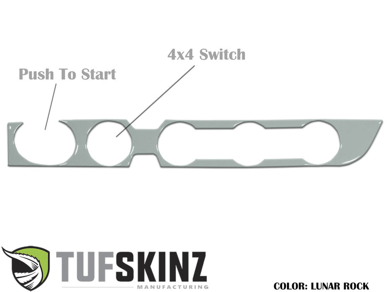 Climate Control with 4-Wheel Drive and Push to Start Accent Trim Fits 2016-2021 Toyota Tacoma - Aspire Auto Accessories