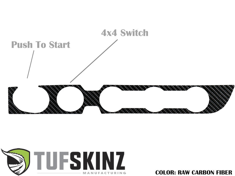 Climate Control with 4-Wheel Drive and Push to Start Accent Trim Fits 2016-2021 Toyota Tacoma - Aspire Auto Accessories