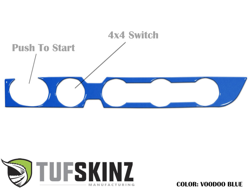 Climate Control with 4-Wheel Drive and Push to Start Accent Trim Fits 2016-2021 Toyota Tacoma - Aspire Auto Accessories