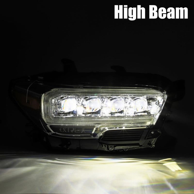 Alpharex NOVA-Series LED Projector Headlights for 2016-2023 Toyota Tacoma - Aspire Auto Accessories