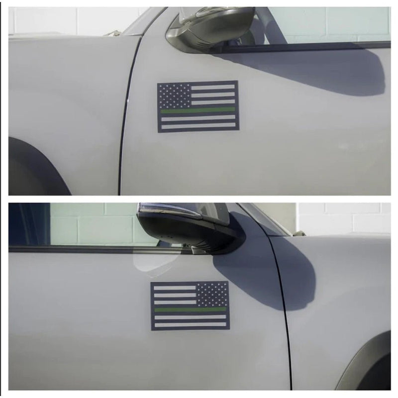 American Flag Magnets - Black (Best-Seller) - Aspire Auto Accessories