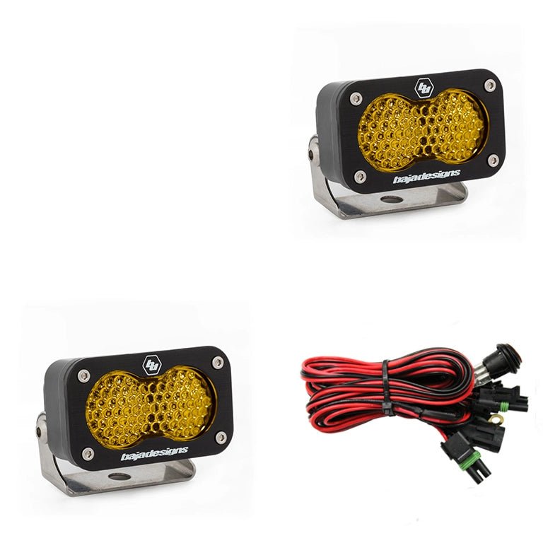 Baja Designs S2 Sport Black LED Auxiliary Light Pod Pair - Aspire Auto Accessories