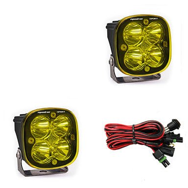 Baja Designs Squadron Sport Black LED Auxiliary Light Pod Pair - Aspire Auto Accessories