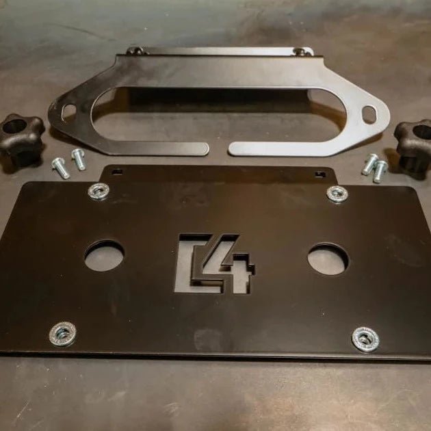 C4 Fabrication Hawse License Plate Mount - Aspire Auto Accessories