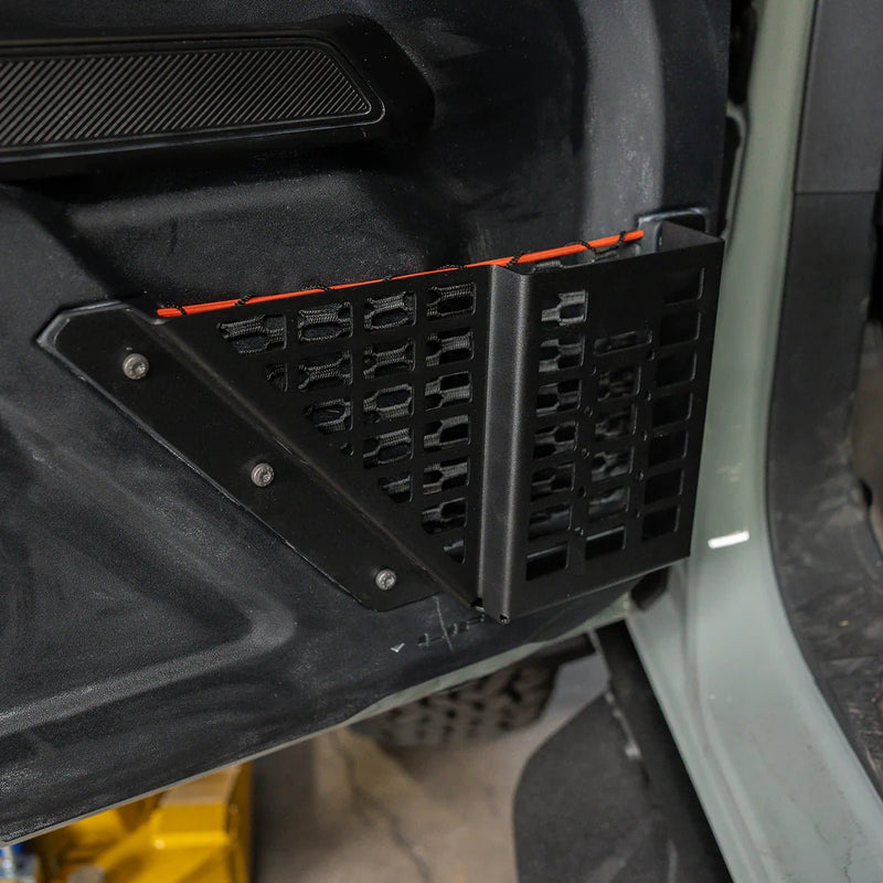 Cali Raised Front Door Molle Basket (2021-2023 Ford Bronco Raptor) - Aspire Auto Accessories