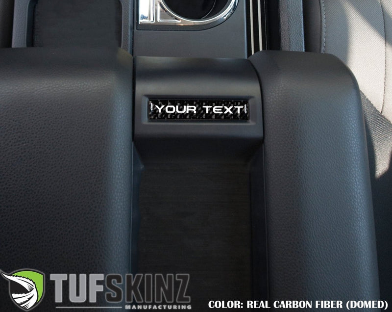 Center Console Badge/Custom Text Accent Trim Fits 2014-2021 Toyota Tundra - Aspire Auto Accessories