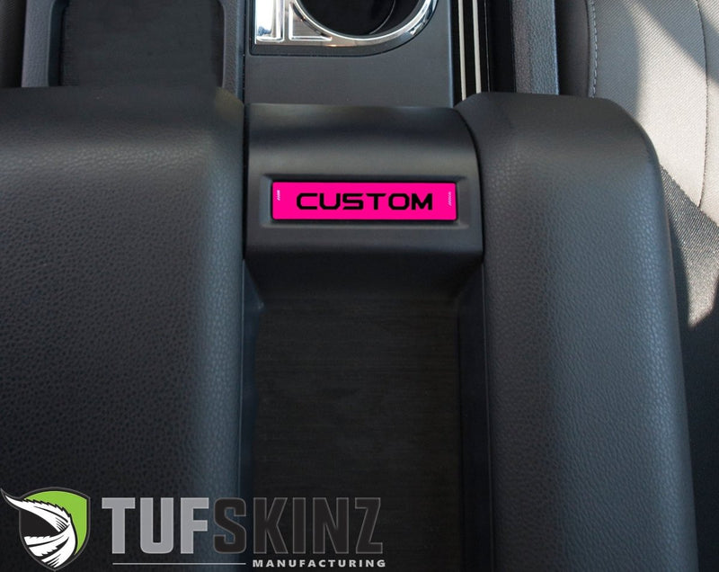 Center Console Badge/Custom Text Accent Trim Fits 2014-2021 Toyota Tundra - Aspire Auto Accessories