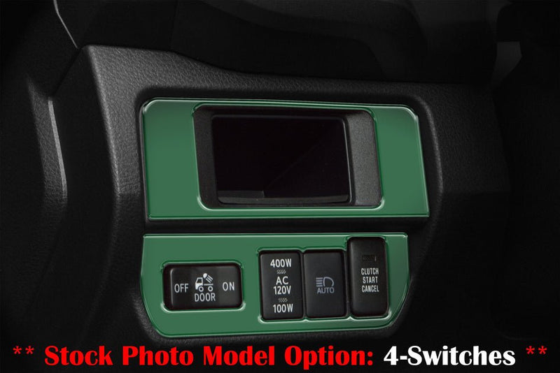 Dim Light Control with 4-Switches (V1) Accent Trim Fits 2016-2022 Toyota Tacoma - Aspire Auto Accessories