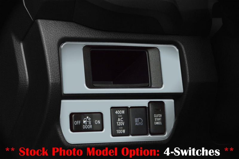 Dim Light Control with 4-Switches (V1) Accent Trim Fits 2016-2022 Toyota Tacoma - Aspire Auto Accessories