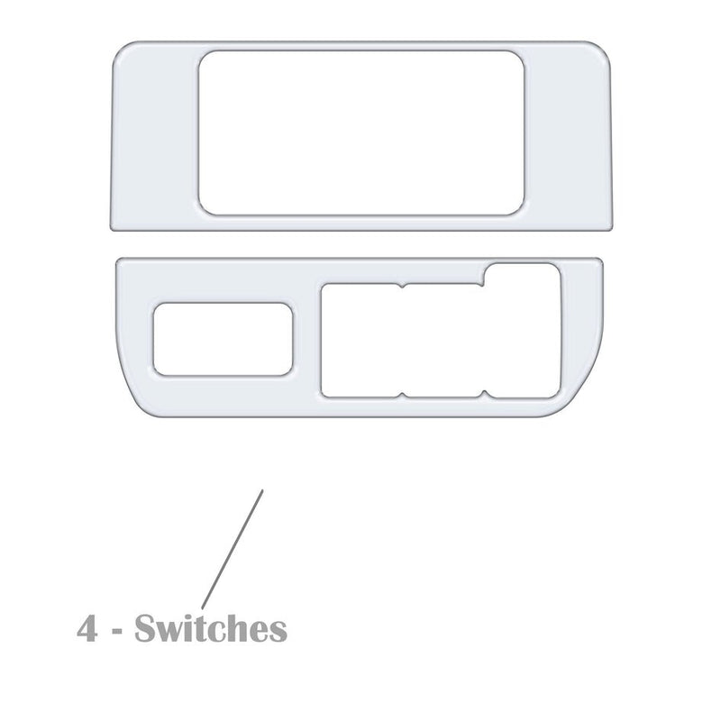 Dim Light Control with 4-Switches (V1) Accent Trim Fits 2016-2022 Toyota Tacoma - Aspire Auto Accessories