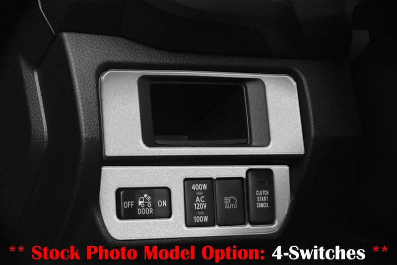 Dim Light Control with 4-Switches (V1) Accent Trim Fits 2016-2022 Toyota Tacoma - Aspire Auto Accessories