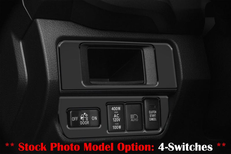 Dim Light Control with 4-Switches (V1) Accent Trim Fits 2016-2022 Toyota Tacoma - Aspire Auto Accessories