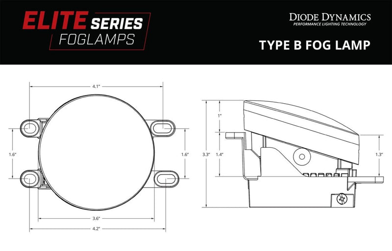 Diode Dynamics Elite Series Fog Lamps for 2012-2023 Toyota Tacoma - Aspire Auto Accessories