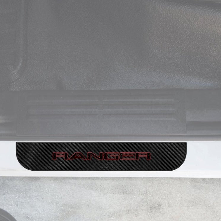 Door Sill Protection Overlays (Domed) 2019-2022 Ford Ranger - Aspire Auto Accessories