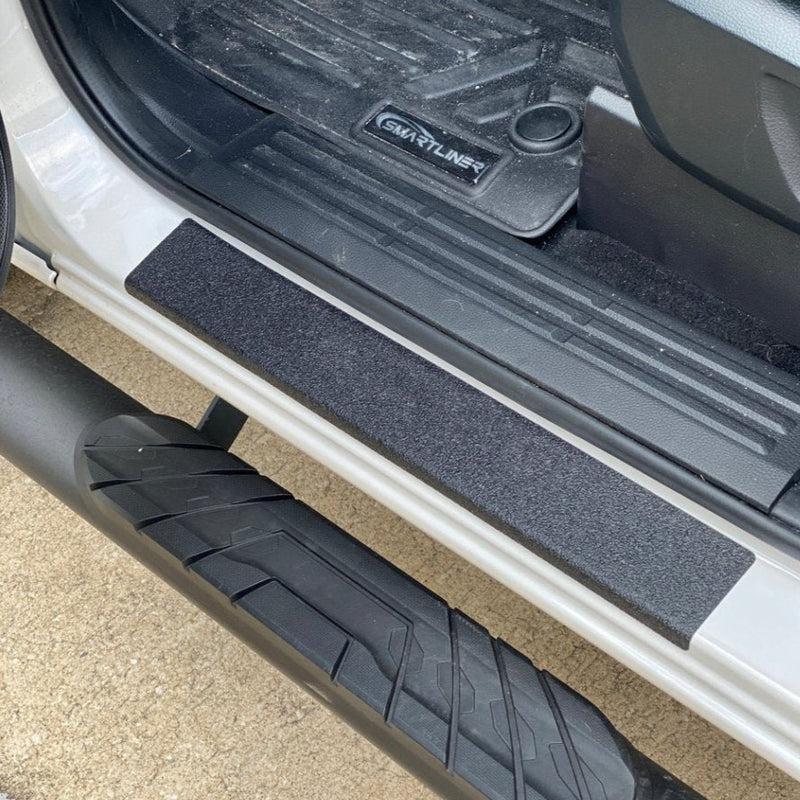 Door Sill Protection Overlays (Textured) Fits 2019-2022 Ford Ranger - Aspire Auto Accessories