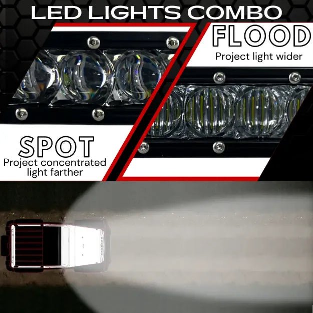 Extreme Series Single Row LED Light Bars - Aspire Auto Accessories