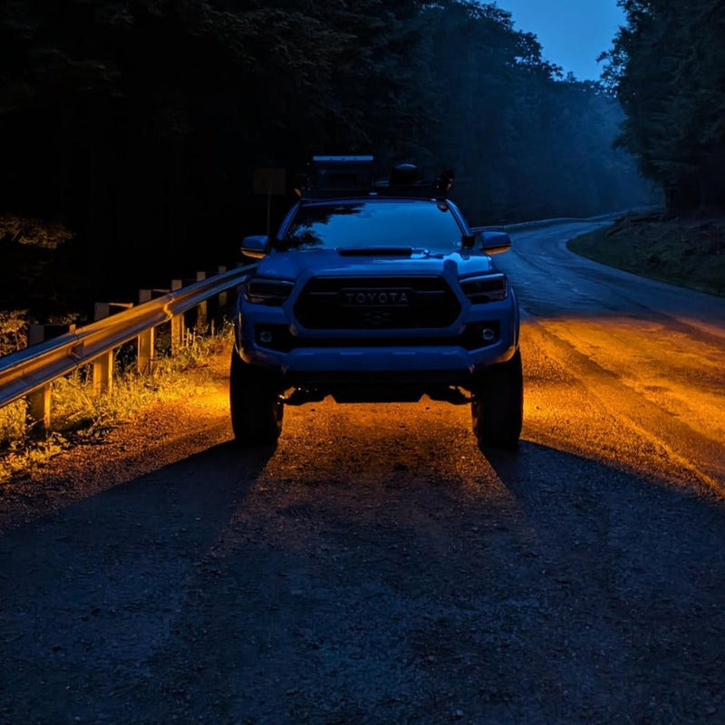 Lasfit Off-Road Switchback LED Rock Lights Kit White & Amber - Aspire Auto Accessories