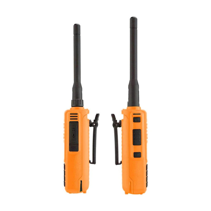 Rugged GMR2 GMRS and FRS Two Way Handheld Radio - Safety Orange - Aspire Auto Accessories