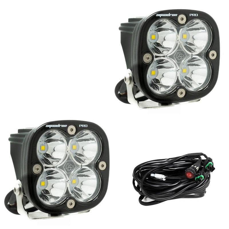 Squadron Pro Black LED Auxiliary Light Pod Pair - Universal - Aspire Auto Accessories