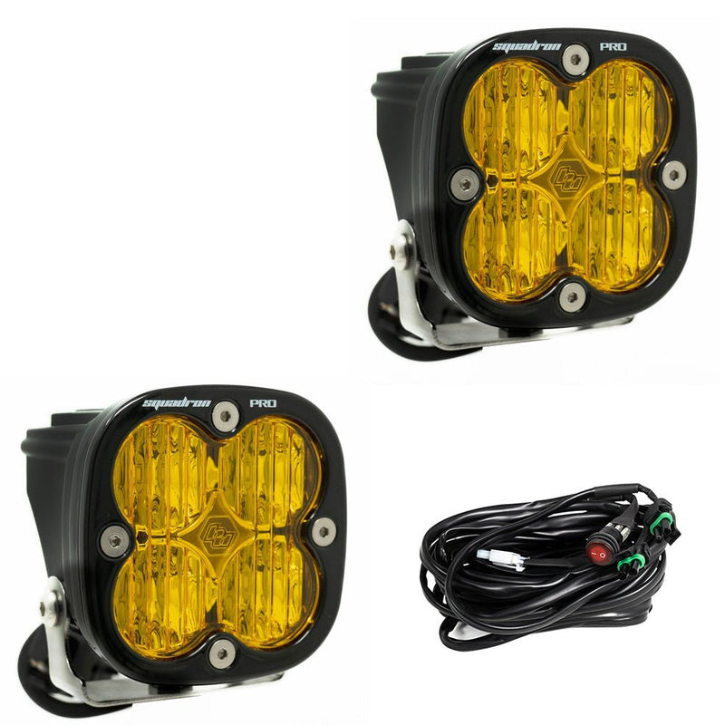 Squadron Pro Black LED Auxiliary Light Pod Pair - Universal - Aspire Auto Accessories