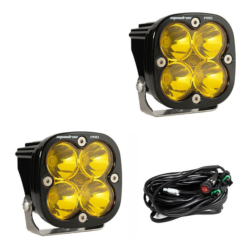 Squadron Pro Black LED Auxiliary Light Pod Pair - Universal - Aspire Auto Accessories