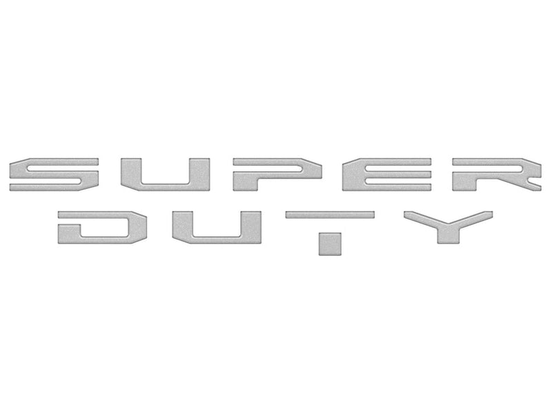 "SUPER DUTY" Glove Box Letter Inserts Fits 2017-2022 Ford Super Duty - Aspire Auto Accessories