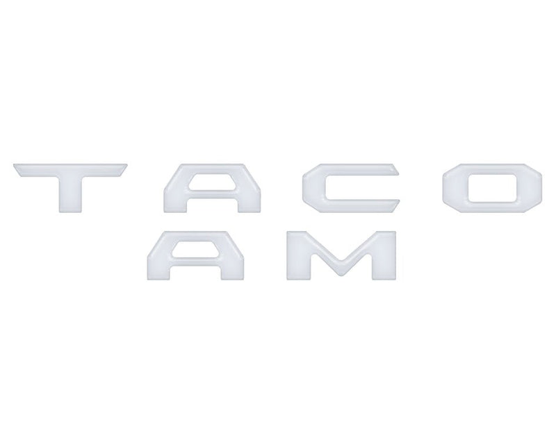 "TACOMA" Glove Box Letter Inserts Fits 2016-2023 Toyota Tacoma - Aspire Auto Accessories