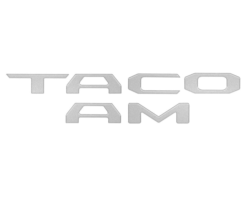 "TACOMA" Tailgate Letter Inserts Fits 2016-2023 Toyota Tacoma - Aspire Auto Accessories