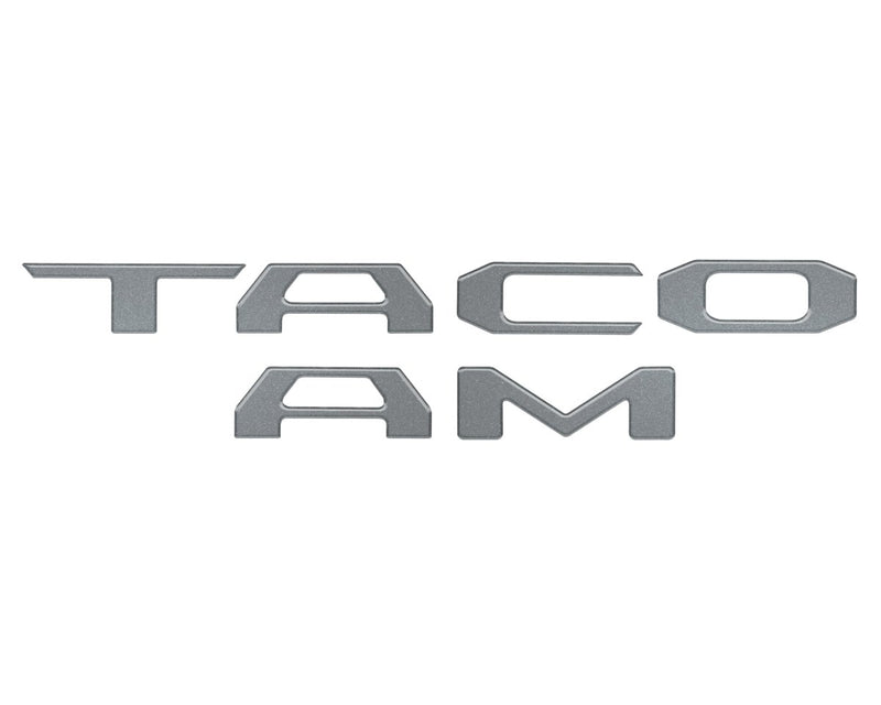 "TACOMA" Tailgate Letter Inserts Fits 2016-2023 Toyota Tacoma - Aspire Auto Accessories