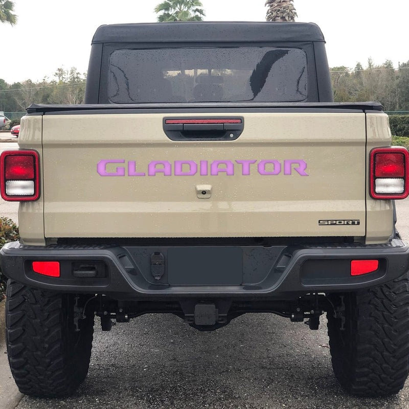 Tailgate Accent Trim Fits 2020-2021 Jeep Gladiator - Aspire Auto Accessories