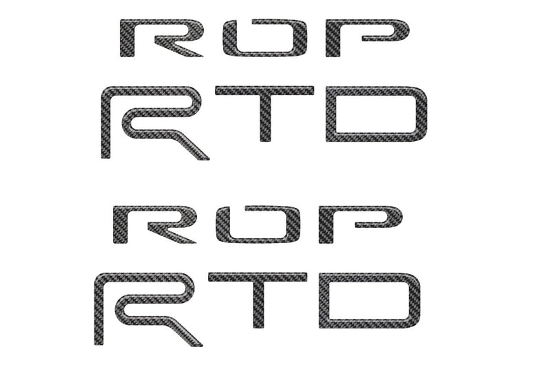 "TRD PRO" Bed Side(PAIR) Letter Inserts Fits 2015-2021 Toyota Tundra - Aspire Auto Accessories