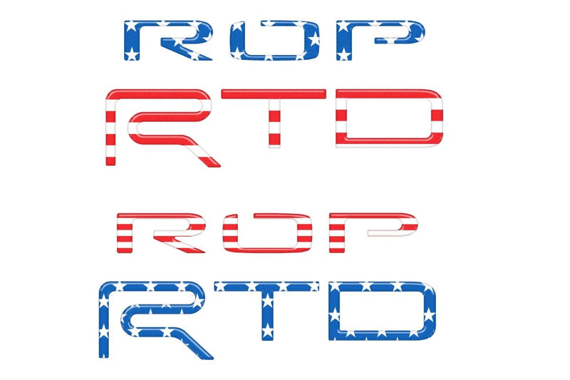 "TRD PRO" Bed Side(PAIR) Letter Inserts Fits 2015-2021 Toyota Tundra - Aspire Auto Accessories