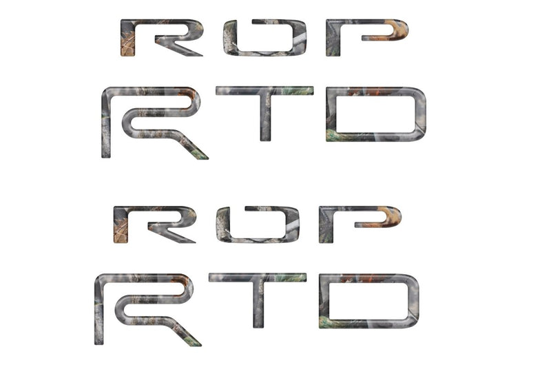 "TRD PRO" Bed Side(PAIR) Letter Inserts Fits 2015-2021 Toyota Tundra - Aspire Auto Accessories