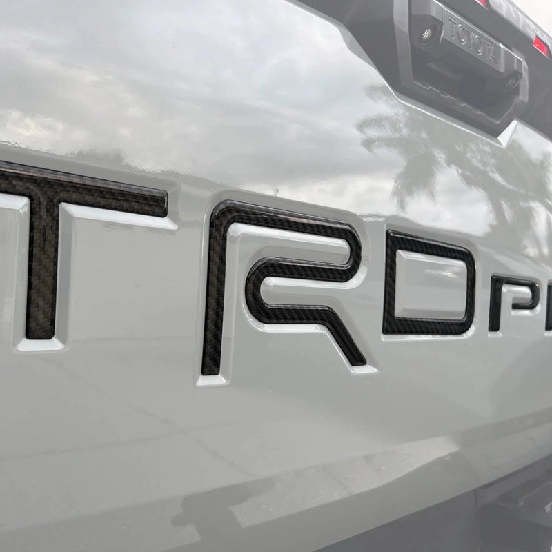 TRD Pro Tailgate Letter Inserts for 2022-2023 Toyota Tundra - Aspire Auto Accessories