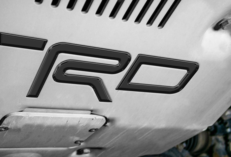 "TRD" Skid Plate Letter Inserts Fits 2019-2021 Toyota Tundra - Aspire Auto Accessories