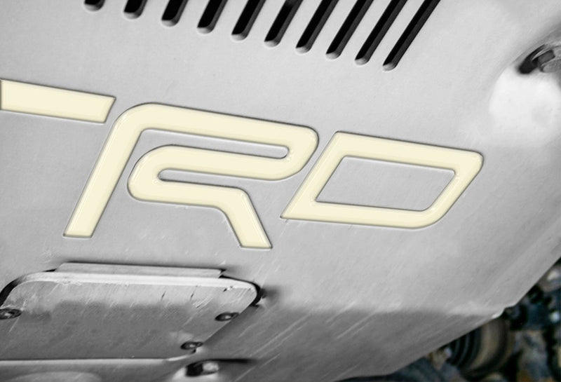 "TRD" Skid Plate Letter Inserts Fits 2019-2021 Toyota Tundra - Aspire Auto Accessories