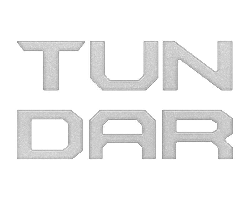 "TUNDRA" Tailgate Letter Inserts Fits 2014-2021 Toyota Tundra - Aspire Auto Accessories