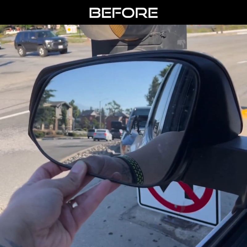 Upgraded Wide View Side Mirrors for 16-23 Tacoma | 14-23 4runner| 19-23 Rav4 - Aspire Auto Accessories