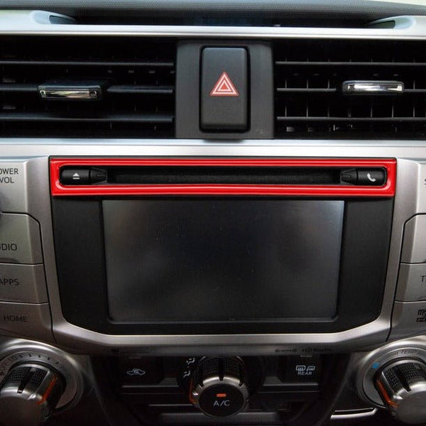 Upper Radio Display Accent Trim Fits 2014-2023 Toyota 4Runner - Aspire Auto Accessories